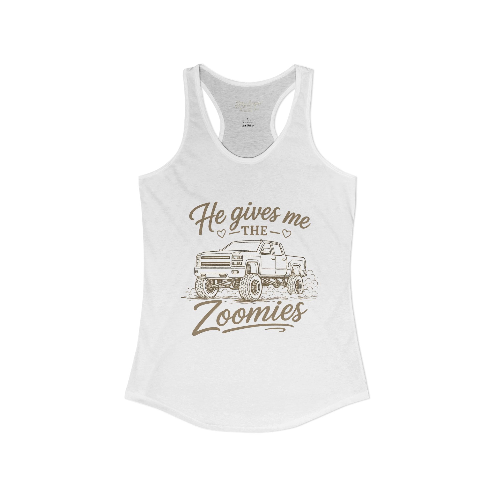 "Zoomies" Women's Ideal Racerback Tank