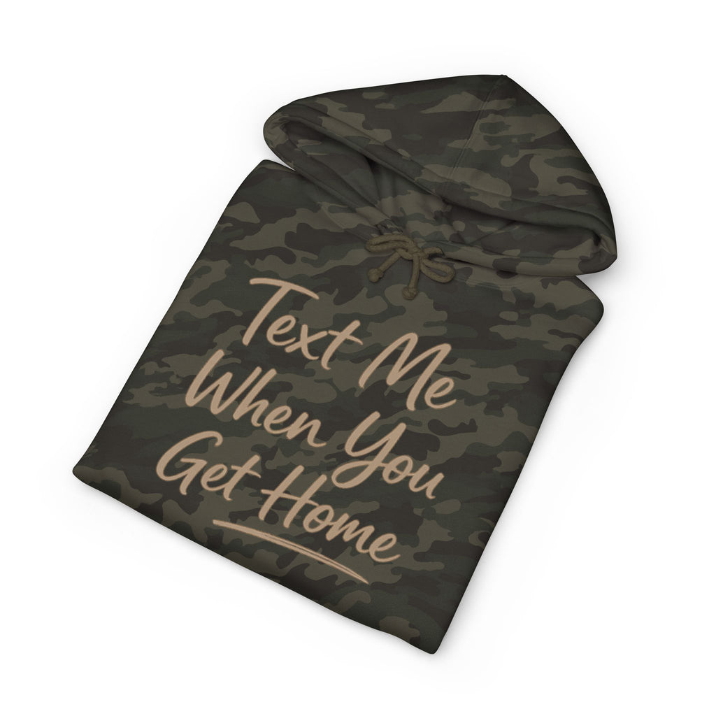 "Txt me when u get home" Unisex Heavyweight Hooded Sweatshirt