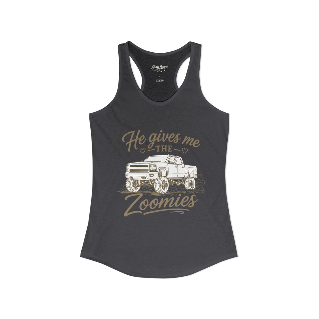 "Zoomies" Women's Ideal Racerback Tank