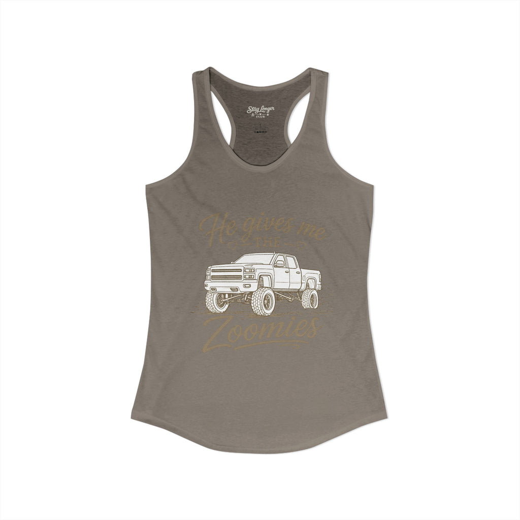 "Zoomies" Women's Ideal Racerback Tank